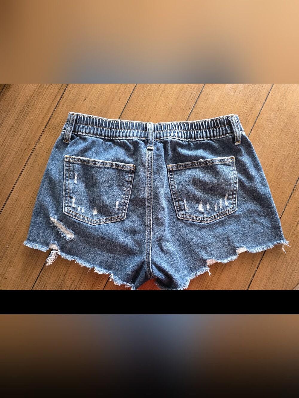 Aerie Daydream Denim Short Medium Blue Wash ** Small ** EUC!! - Picture 5 of 6
